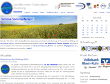 Tablet Screenshot of landfermann.de